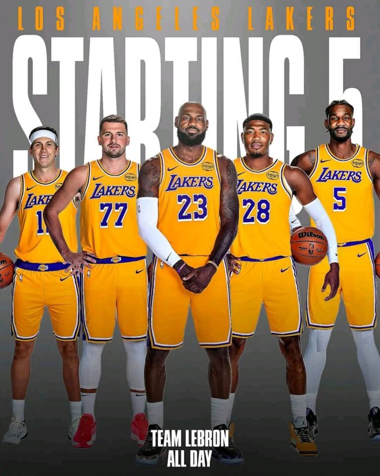 Unveiling the 2025–26 Los Angeles Lakers starting lineup: a power-packed combination of star veterans and emerging young talent ready to reclaim championship glory. From LeBron James’ leadership to Anthony Davis’ dominance, plus new backcourt firepower, this Lakers five is built for balance, speed, and playoff intensity heading into the most anticipated NBA season yet
