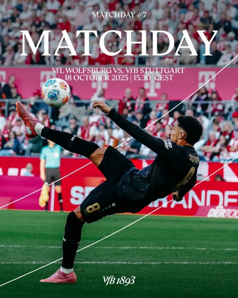 ——- Ratet mal, wer fit und bereit ist, uns einen Sieg zu bescheren … was für ein Spieler!    VfL Wolfsburg ⏰ 15:30 Uhr MESZ ️ Volkswagen Arena  Bundesliga | Spieltag 7 …..